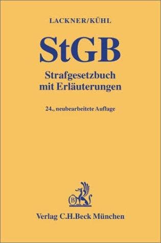 Tapa de Strafgesetzbuch