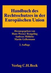 Tapa de Handbuch des Rechtsschutzes in der Europäischen Union