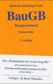 Tapa de Baugesetzbuch