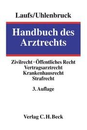 Tapa de Handbuch des Arztrechts