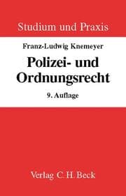 Tapa de Polizei- und Ordnungsrecht. Lehr- und Arbeitsbuch mit Anleitungen für die Klausur