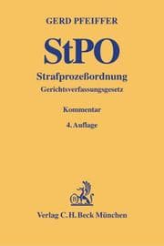Tapa de Strafprozessordnung