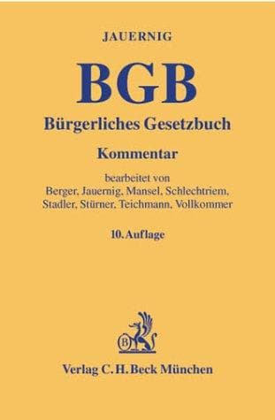 Tapa de Bürgerliches Gesetzbuch