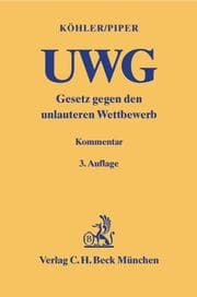Tapa de Gesetz gegen den unlauteren Wettbewerb