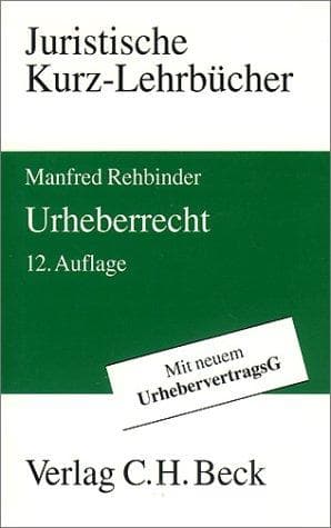 Tapa de Urheberrecht. Ein Studienbuch