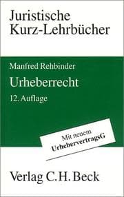Tapa de Urheberrecht. Ein Studienbuch