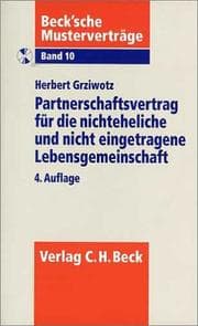 Tapa de Partnerschaftsvertrag für die nichteheliche Lebensgemeinschaft