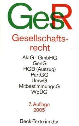 Tapa de Gesellschaftsrecht