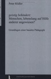 Tapa de Geistig behindert