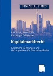 Tapa de Kapitalmarktrecht