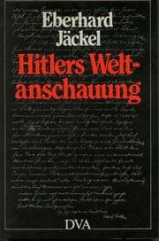 Tapa de Hitlers Weltanschauung