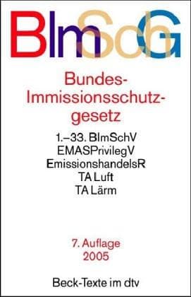 Tapa de Bundes-Immissionsschutzgesetz
