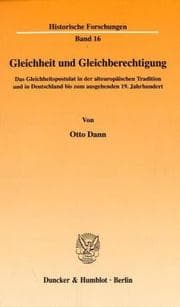 Tapa de Gleichheit und Gleichberechtigung