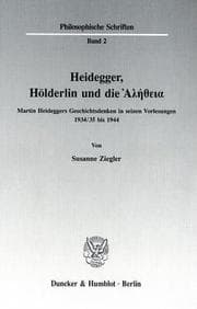 Tapa de Heidegger, Hölderlin und die [Alētheia]
