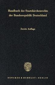 Tapa de Handbuch des Staatskirchenrechts der Bundesrepublik Deutschland