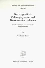 Tapa de Kartengestützte Zahlungssysteme und Konsumentenverhalten