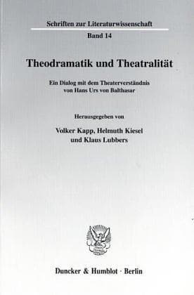 Tapa de Theodramatik und Theatralität