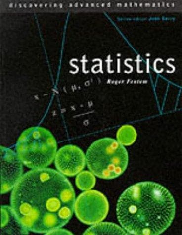 Tapa de Statistics (Discovering Advanced Mathematics S.)