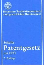 Tapa de Patentgesetz
