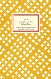 Tapa de Zen. Aussprüche und Verse der Zen- Meister