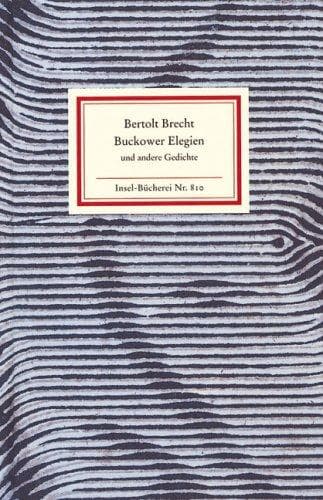 Tapa de Buckower Elegien und andere Gedichte