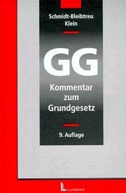 Tapa de Kommentar zum Grundgesetz