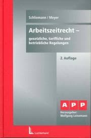 Tapa de Arbeitszeitrecht