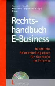 Tapa de Rechtshandbuch E-Business