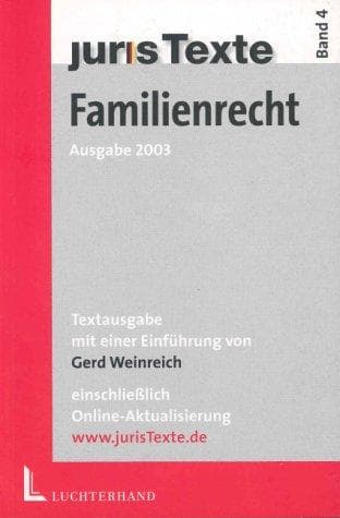Tapa de Familienrecht