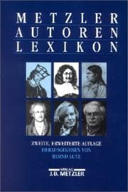 Tapa de Metzler Autoren Lexikon