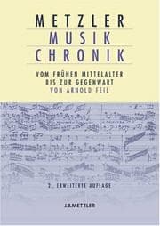 Tapa de Metzler Musik Chronik