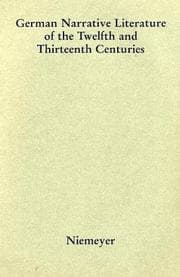 Tapa de German narrative literature of the twelfth and thirteenth centuries