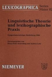 Tapa de Linguistische Theorie und lexikographische Praxis