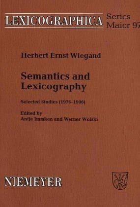 Tapa de Semantics and lexicography