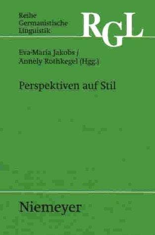 Tapa de Perspektiven auf Stil