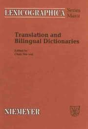 Tapa de Translation and bilingual dictionaries