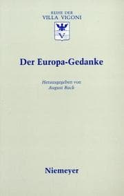 Tapa de Der Europa-Gedanke