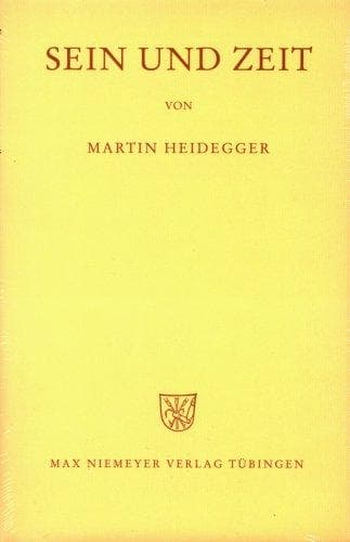 Tapa de Sein und Zeit