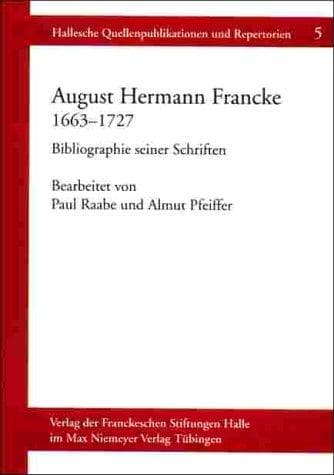 Tapa de August Hermann Francke, 1663-1727
