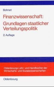 Tapa de Finanzwissenschaft