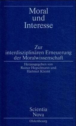 Tapa de Moral und Interesse
