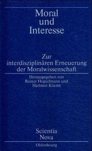 Tapa de Moral und Interesse
