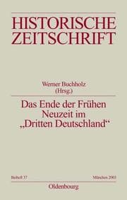 Tapa de Das Ende der Frühen Neuzeit im "Dritten Deutschland"