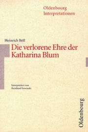 Tapa de Heinrich Böll, Die verlorene Ehre der Katharina Blum