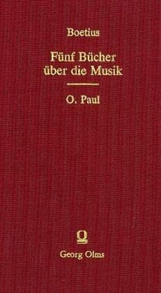 Tapa de Fünf Bücher über die Musik