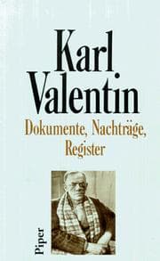 Tapa de Dokumente, Nachträge, Register