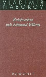 Tapa de Briefwechsel mit Edmund Wilson 1940-1971