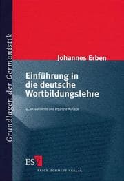 Tapa de Einführung in die deutsche Wortbildungslehre