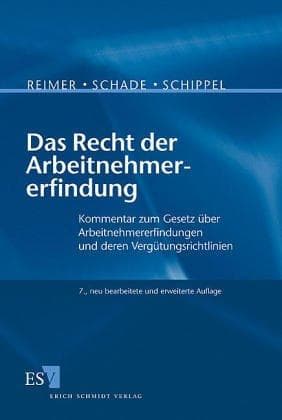 Tapa de Das Recht der Arbeitnehmererfindung
