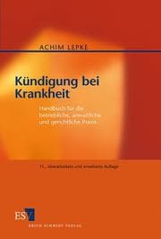 Tapa de Kündigung bei Krankheit